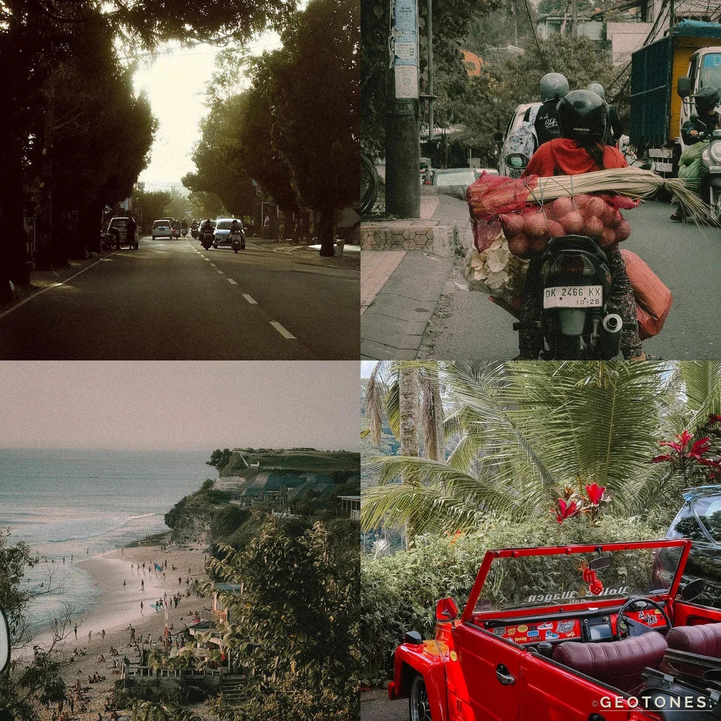 1888 The First Roll preset preview grid - 10 aged film Lightroom presets, part of the GeoTones Film Collection